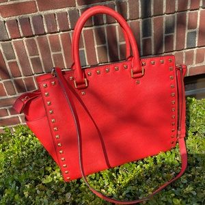 Michael kors large red bag